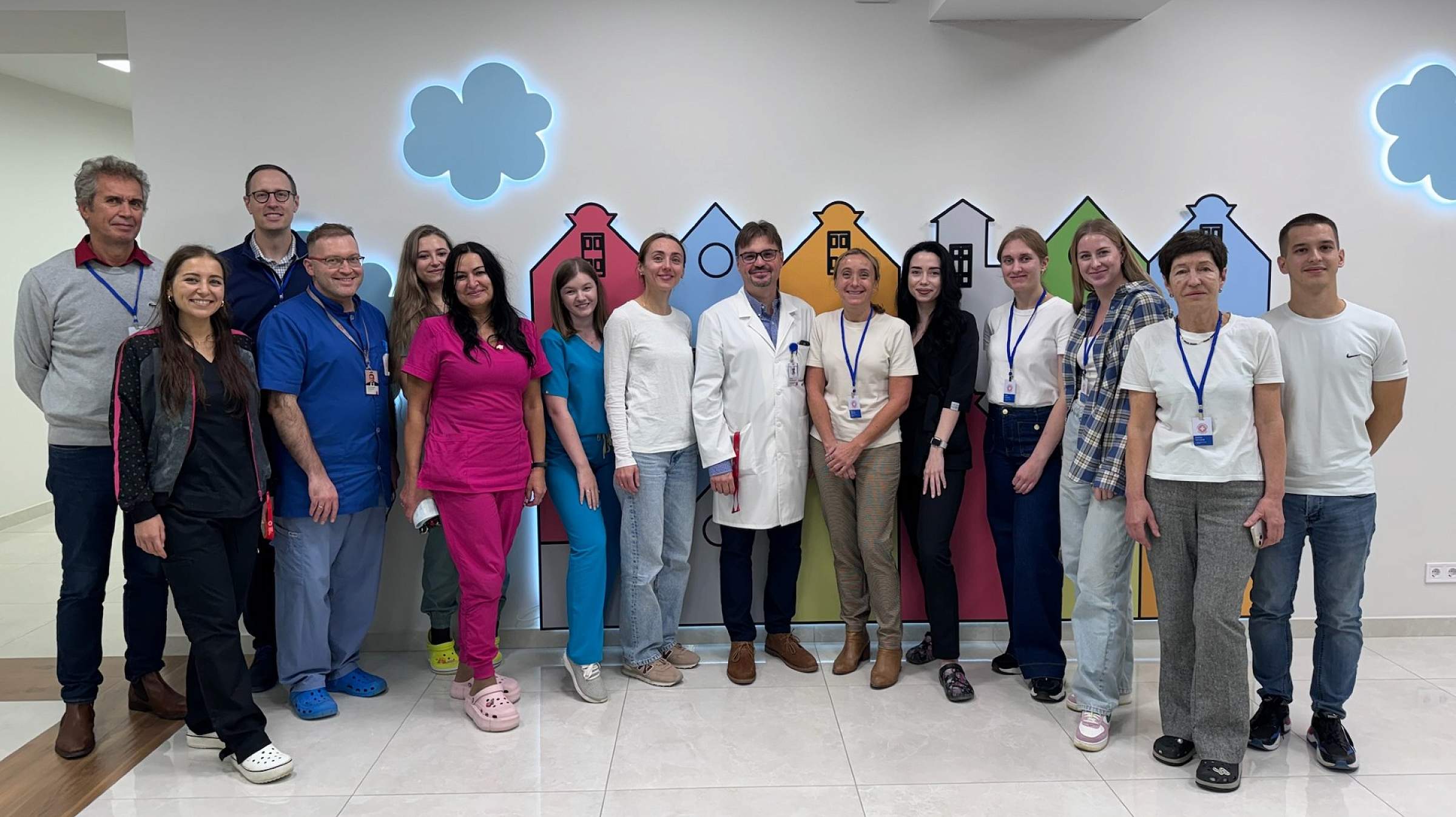 Dr. Mendenhall and surgical team in Ukraine